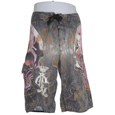 Badshorts (Svart, Flerfärgad) från Christian Audigier Polyester