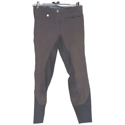 Rijbroek (Grijs) van CRW Classic Riding Wear Katoen, Elastaan, Polyamide