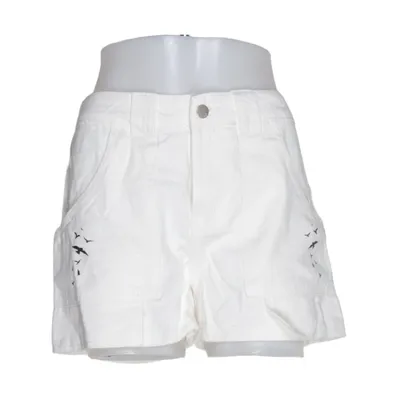 Denim shorts (Wit) van Simply Chic Katoen