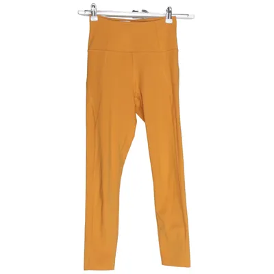 Træningsleggings (Orange) fra Girlfriend Collective Elastan, Genanvendt polyester