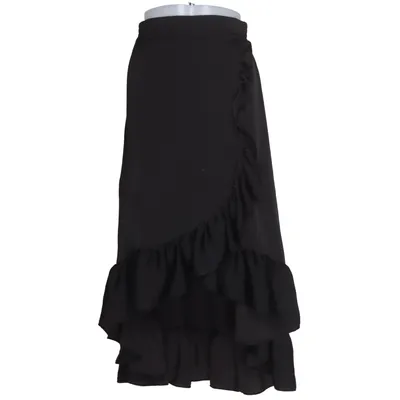 Jupe portefeuille (Gris) de ALIX Polyester