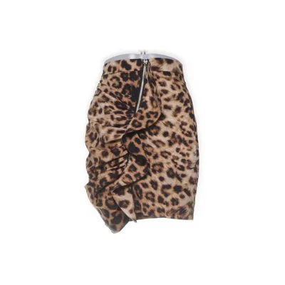 Nederdel (Brun, Sort, Flerfarvet) fra Bik Bok Elastan, Polyester