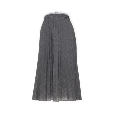 Maxi skirt (Gray, Multicolored) from Uniqlo Elastane, Polyester, Viscose