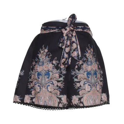 Jupe (Noir, Multicolore) de Mochy
