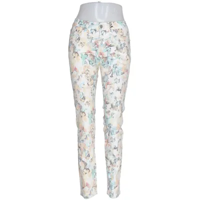 Spijkerbroek (Wit, Meerkleurig) van Select Katoen, Elastaan, Polyester
