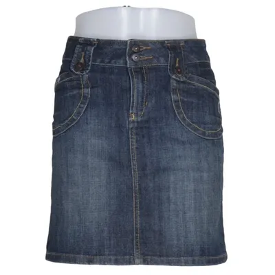 Jeanskjol (Blå) från Camaïeu Bomull, Elastan, Polyester