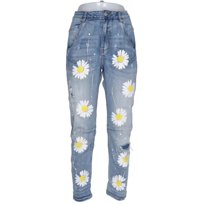 Jeans (Blå, Vit, Gul) från Cabana Living Bomull, Elastan, Viskos