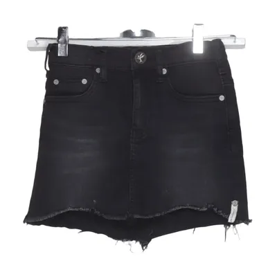 Jupe en jean (Noir) de Oneteaspoon Coton, Élasthane, Polyester, Viscose