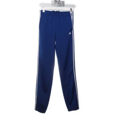 Træningsbukser (Blå, Hvid) fra Adidas Genanvendt polyester