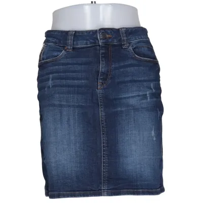 Jeanskjol (Blå) från ESPRIT Denim Bomull, Elastan, Polyester