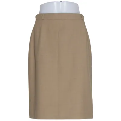 Kjol (Brun) från Delmod Elastan, Polyester, Viskos, Ull