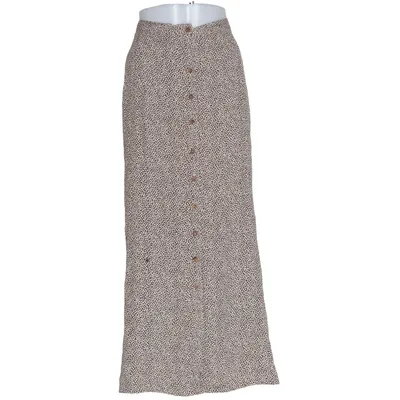 Maxi rok (Beige, Bruin, Meerkleurig) van Kello Viscose