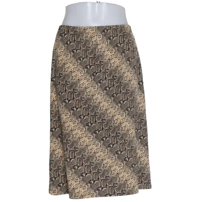 Skirt (Beige, Brown, Black) from Hennes Collection Elastane, Polyester