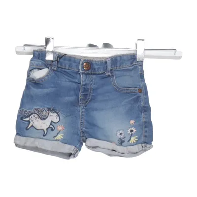Denim shorts (Blauw) van Nutmeg Katoen, Elastaan