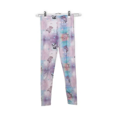 Leggings (Pink, Flerfarvet) fra Dolly Style Elastan, Polyester