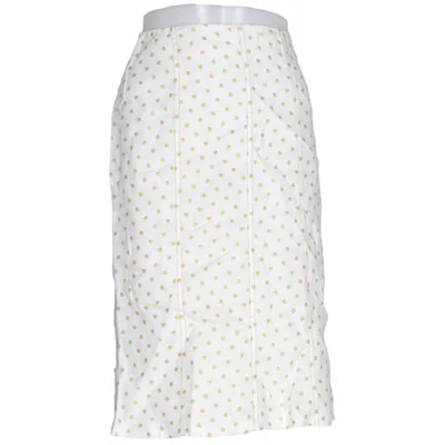 Jupe (Blanc, Marron) de Merrytime Lin