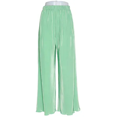 Palazzo pants (Green) from Kooiook Polyester