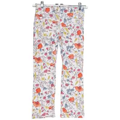Jean (Blanc, Multicolore) de Zara Girls Collection Coton, Élasthane, Polyester