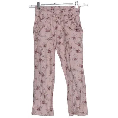 Broek (Roze, Meerkleurig) van Newbie by KappAhl Katoen, Polyester