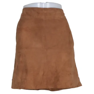 Läderkjol (Brun) från Stylein Polyester, Mocka