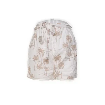 Shorts (Hvid, Flerfarvet) fra Desmond & Dempsey x H&M Linned, Viscose, Bomuld