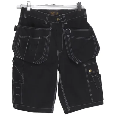 Arbetsshorts (Svart) från T&P Bomull