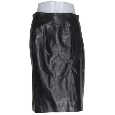 Leren rok (Zwart) van Escada by Margaretha Ley Leer