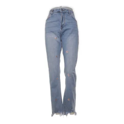 Spijkerbroek (Blauw, Roze) van Denim Katoen, Elastaan