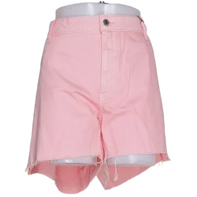 Denim shorts (Roze) van Unique Denim Katoen, Elastaan