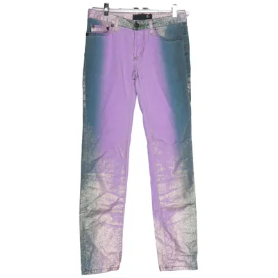 Jeans (Purple, Gold) from Just Cavalli Cotton, Polyester