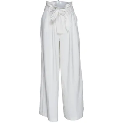 Palazzobukser (Hvid) fra Stylein Polyester