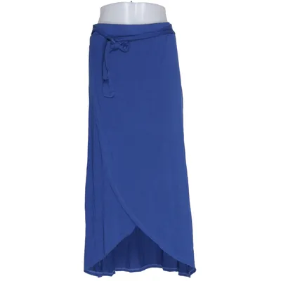 Wrap skirt (Blue) from Pieces Elastane, Viscose