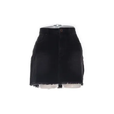 Jupe en jean (Noir) de One Teaspoon Coton