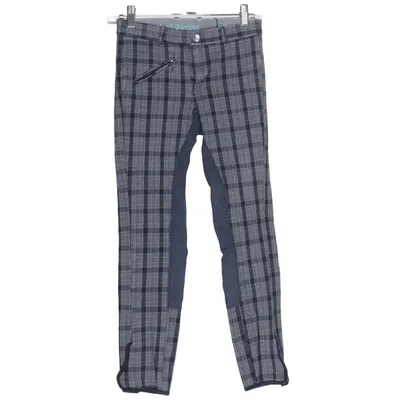 Pantalon d'équitation (Gris, Bleu) de Black Forest Coton, Élasthane