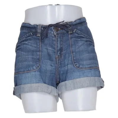 Short en jean (Bleu) de Lindex Coton, Élasthane