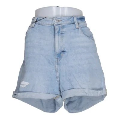 Denim shorts (Mom Shorts Ultra High Waist) van H&M Katoen, Elastaan