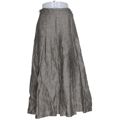 Maxi skirt (Brown) from Avenue Acetate, Linen