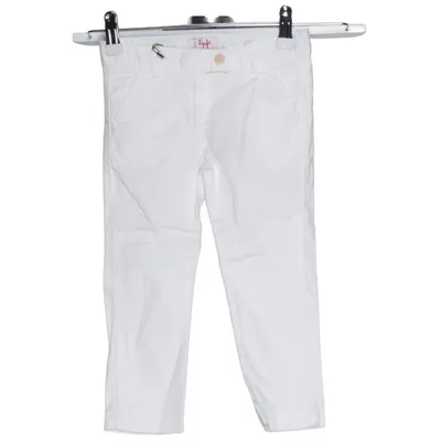 Chinos (Wit) van Il Gufo Katoen, Elastaan