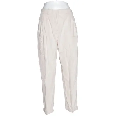 Stoffhose (Beige) von Zara Baumwolle, Leinen