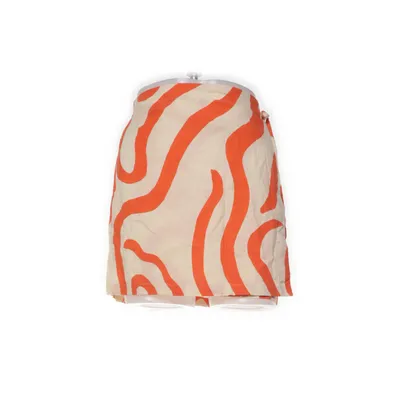 Omlottkjol (Beige, Orange) från Mango Linne, Viskos