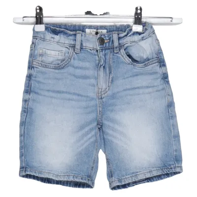 Short en jean (Bleu) de Lindex Coton, Élasthane