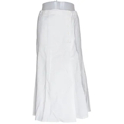 Maxi skirt (White) Cotton