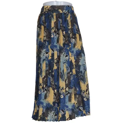 Jupe longue (Bleu, Jaune, Multicolore) de Laurèl Polyamide, Laine