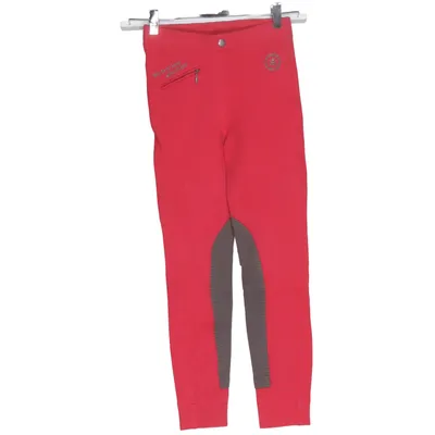 Reithose (Rot, Grau) von Pfiff Baumwolle, Elasthan