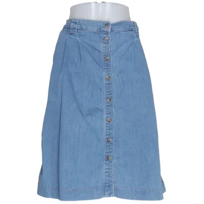 Jupe en jean (Bleu) de Anne Weyburn Coton, Élasthane, Polyester