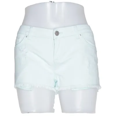 Denim shorts (Green) from Clockhouse Cotton, Elastane
