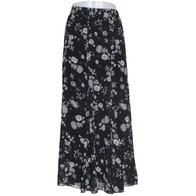 Maxi nederdel (Sort, Hvid) fra Thom by Thomas Rath Elastan, Polyester, Viscose