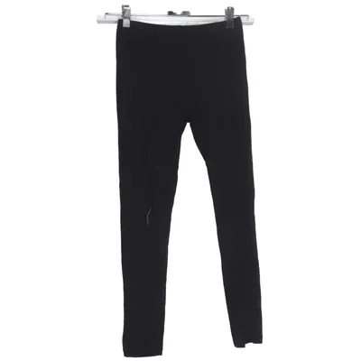 Leggings (Black) from Uniqlo Kids Acrylic, Cotton, Elastane