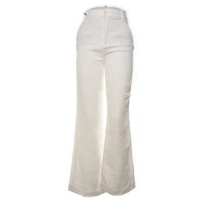 Bukser (Hvid) fra Zara Linned, Viscose