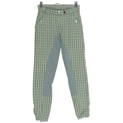 Ridebukser (Grøn, Hvid) fra Catago Elastan, Viscose